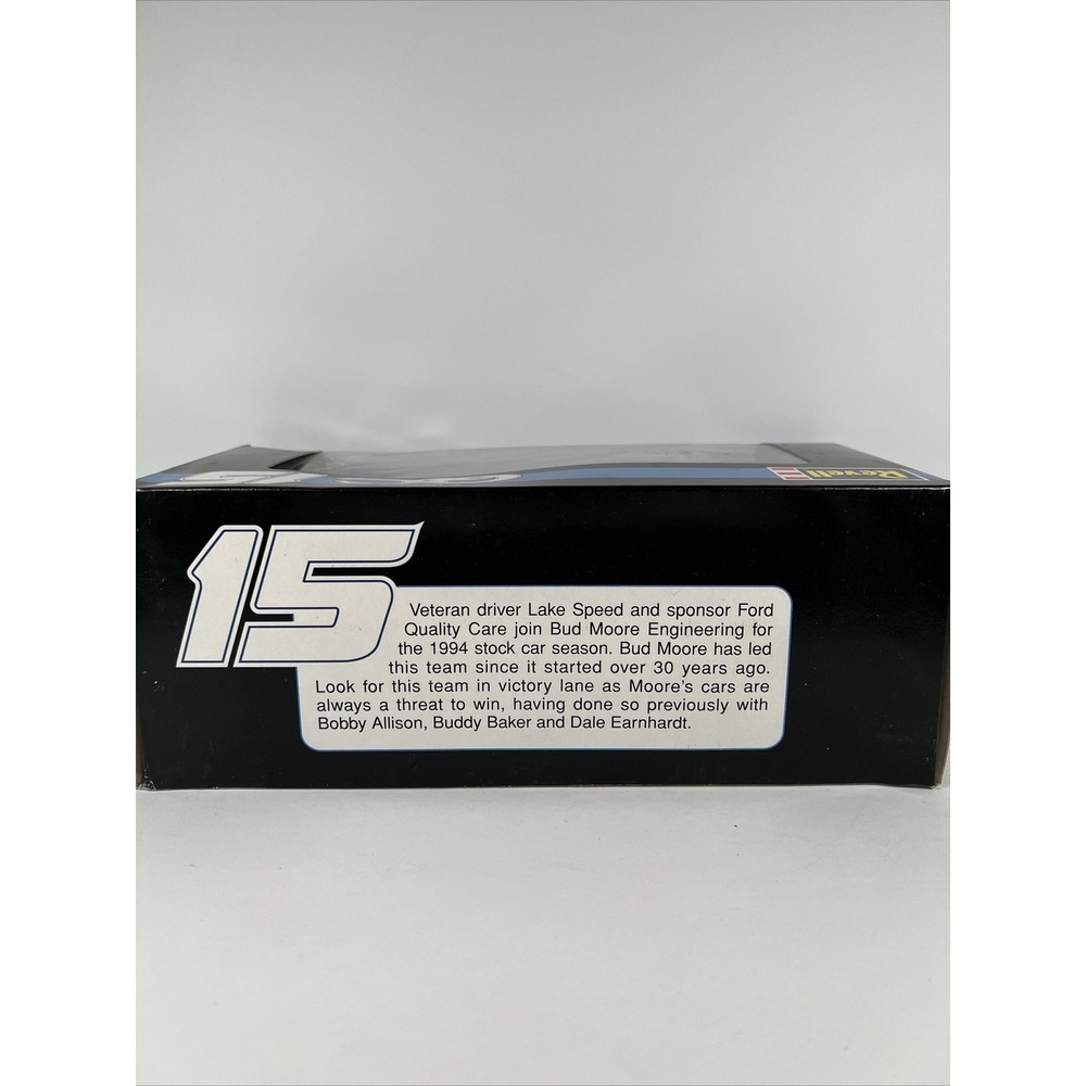 1994 Revell Hobby LAKE SPEED #15 Quality Care Ford Nascar 1/24 Diecast - Picture 7 of 7
